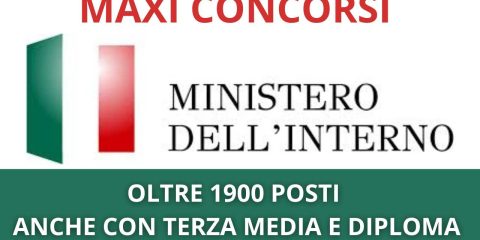 CONCORSI MINISTERO INTERNO