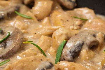 scaloppine di pollo ai funghi