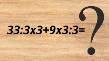 Trova la soluzione all'espressione matematica, la sfida del 3 richiede attenzione e astuzia...