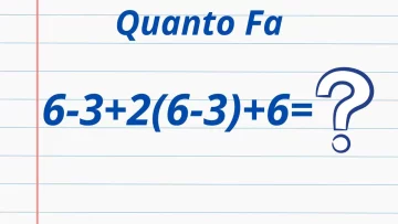 E' una corsa contro il tempo, riesci a trovare la soluzione al test matematico in soli 7 secondi?...