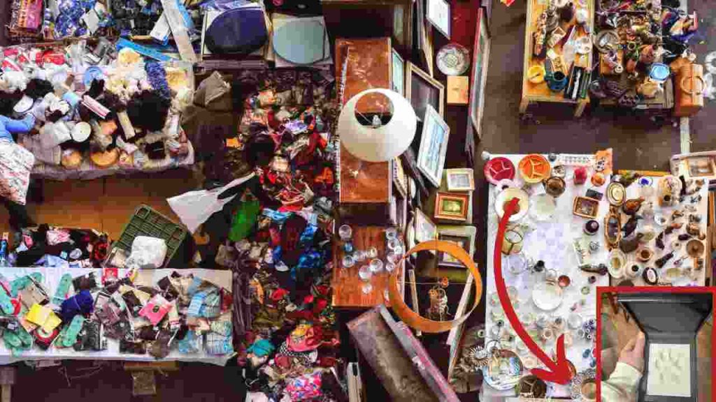 oggetto ritrovato al mercatino dell'usato