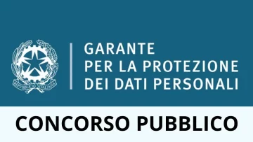Opportunità di lavoro con il Concorso Pubblico presso il Garante per la Privacy, sono disponibili...