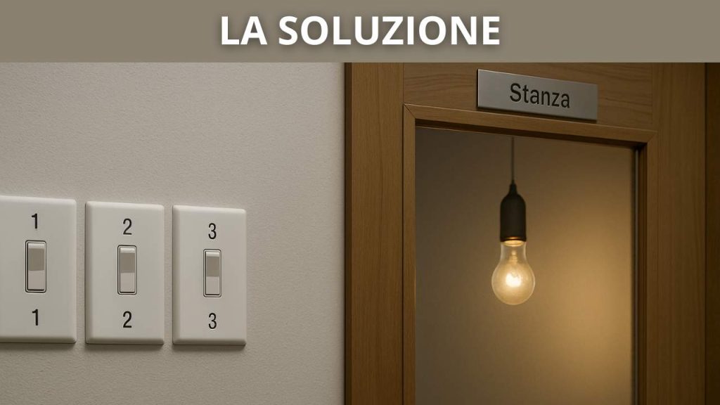SOLUZIONE INDOVINELLO LAMPADA