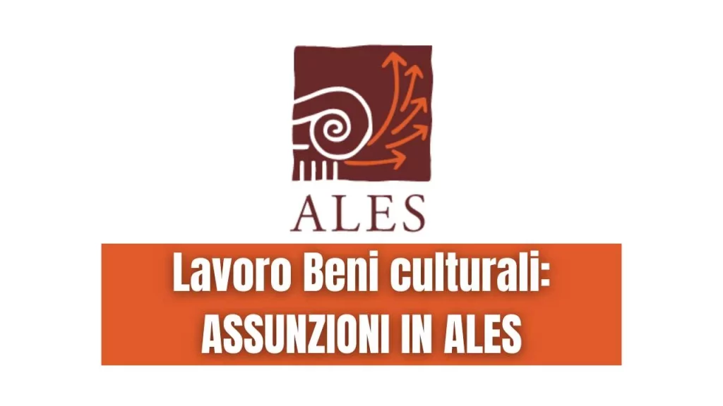 ASSUNZIONI ALES BENI CULTURALI