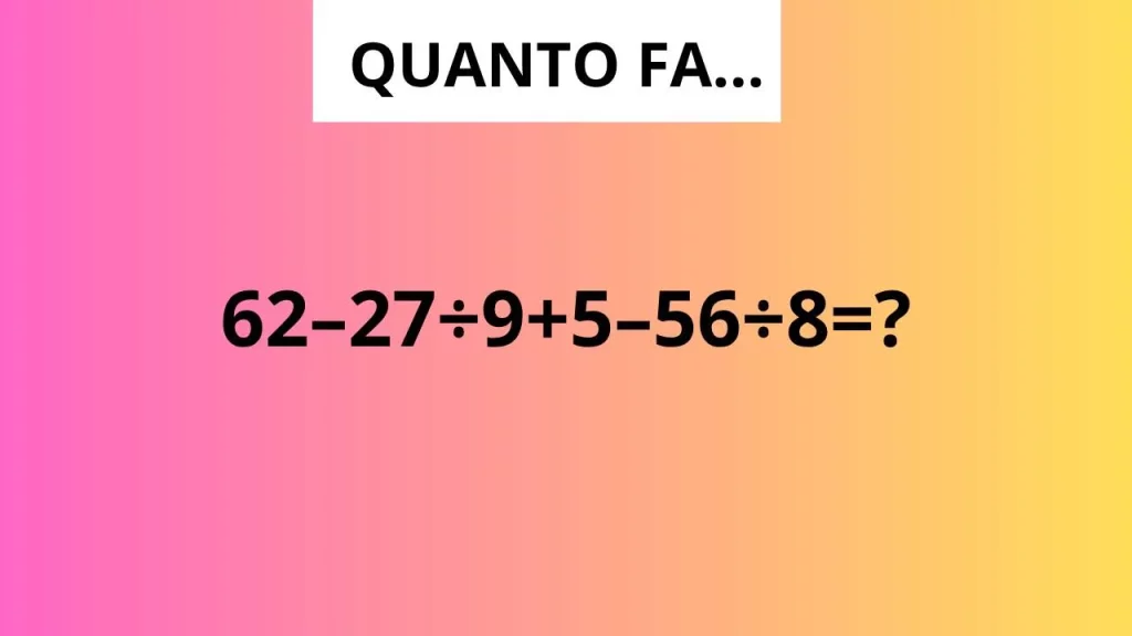 QUANTO FA