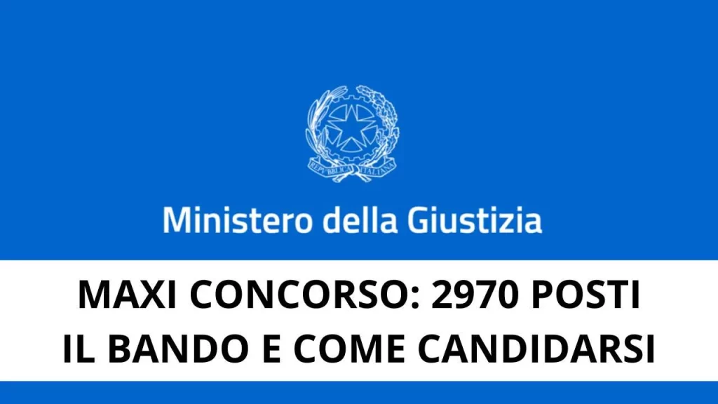 Concorso Ministero Giustizia