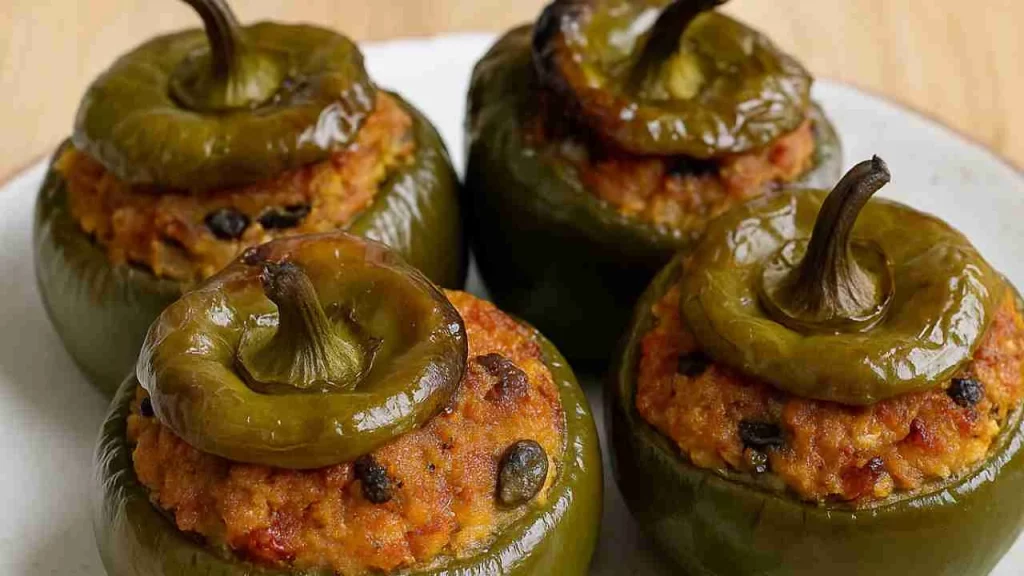 peperoni ripieni di pane