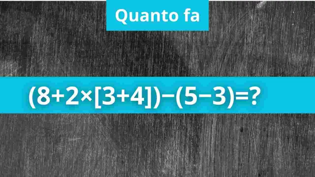 Quanto fa