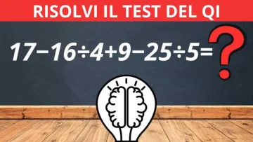 Testa la tua logica matematica con un'espressione difficile, metti alla prova la tua intelligenza...