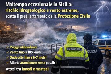 La Sicilia si prepara ad affrontare una fase di maltempo eccezionale e persistente, con effetti...