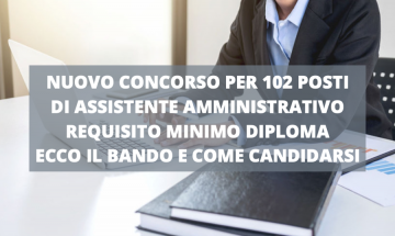 CONCORSO ASSISTENTI AMMINISTRATIVI