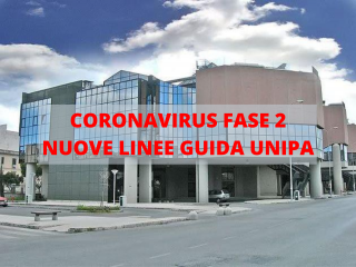 CORONAVIRUS FASE 2 NUOVE LINEE GUIDA UNIPA