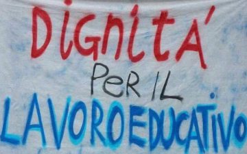 Manifestazione "Dignità per il lavoro educativo"