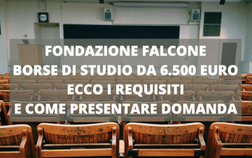 FONDAZIONE FALCONE BORSE DI STUDIO