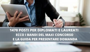 MAXI CONCORSO 1470 POSTI