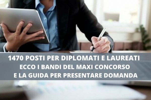 Maxi Concorso: 1512 Posti A Tempo Indeterminato Per Diplomati E ...