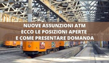 NUOVE ASSUNZIONI ATM ECCO LE POSIZIONI APERTE E COME PRESENTARE DOMANDA