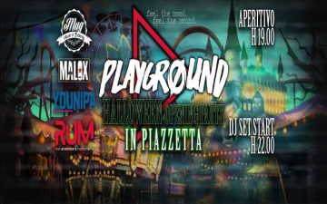 Oggi parte PLAYground con la festa di Halloween di RUM