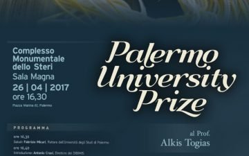 Palermo University Prize ad Alkis Togias