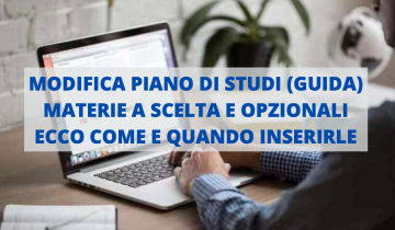 UNIPA MODIFICA PIANO DI STUDI INSERIMENTO MATERIE A SCELTA E OPZIONALI