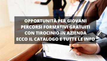 opportunità percorsi formativi per giovani