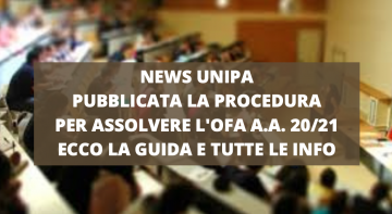 NEWS UNIPA COME ASSOLVERE L'OFA LA GUIDA