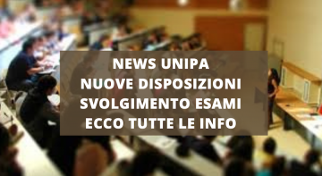 NEWS UNIPA SVOLGIMENTO ESAMI