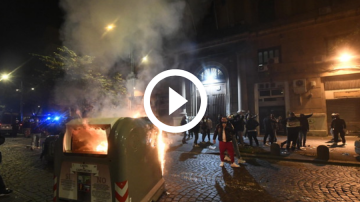 no lockdown: guerriglia urbana a Napoli