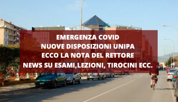 NEWS UNIPA EMERGENZA COVID