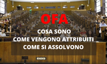 UNIVERSITà COSA SONO GLI OFA