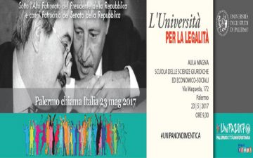 Unipa partecipa a "Università per la Legalità"