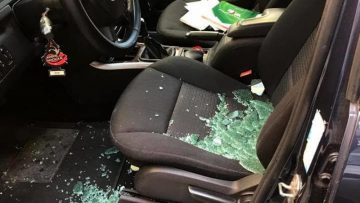 auto vandalizzate dai no covid