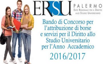 Pubblicato il bando Ersu per l'anno accademico 2016/2017