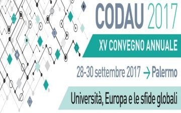 Dal 28 al 30 settembre a Palermo il convegno nazionale del Codau