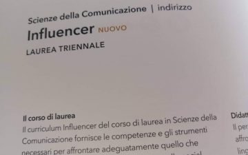 Nasce la laurea per influencer