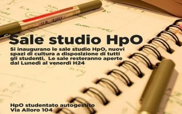 locandina inaugurazione sale studio