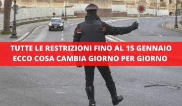 nuove restrizioni