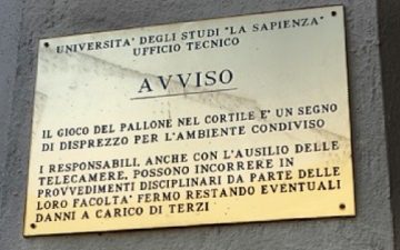 Pallone Roma Sapienza