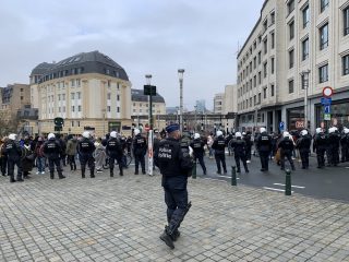 proteste a Bruxelles