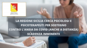 regione sicilia cerca psicologi e psicoterapeuti