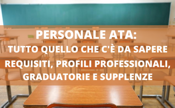 scuola. come diventare personale ATA