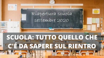 scuola. tutto quello che c'è da sapere per il rientro