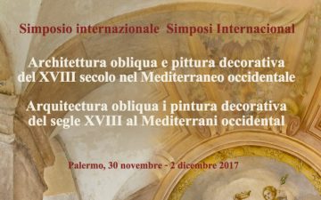 Allo Steri "Architettura obliqua e pittura decorativa del XVIII secolo nel Mediterraneo Occidentale"